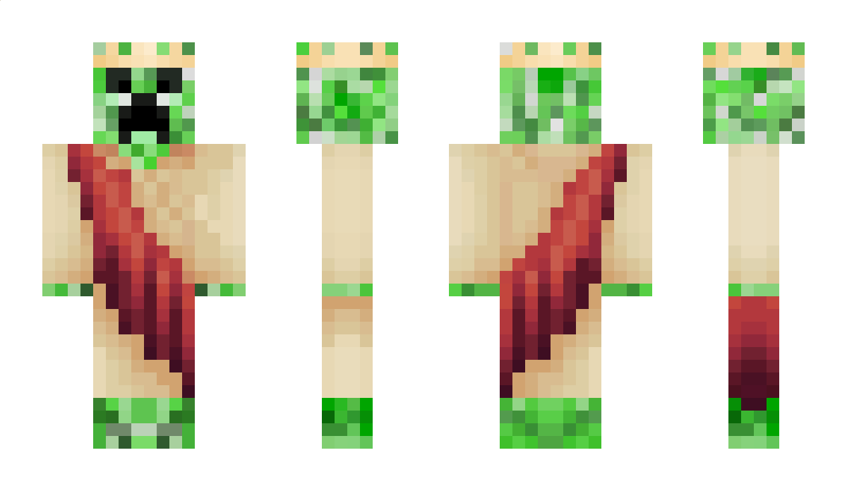 CreeperKing22 Minecraft Skin