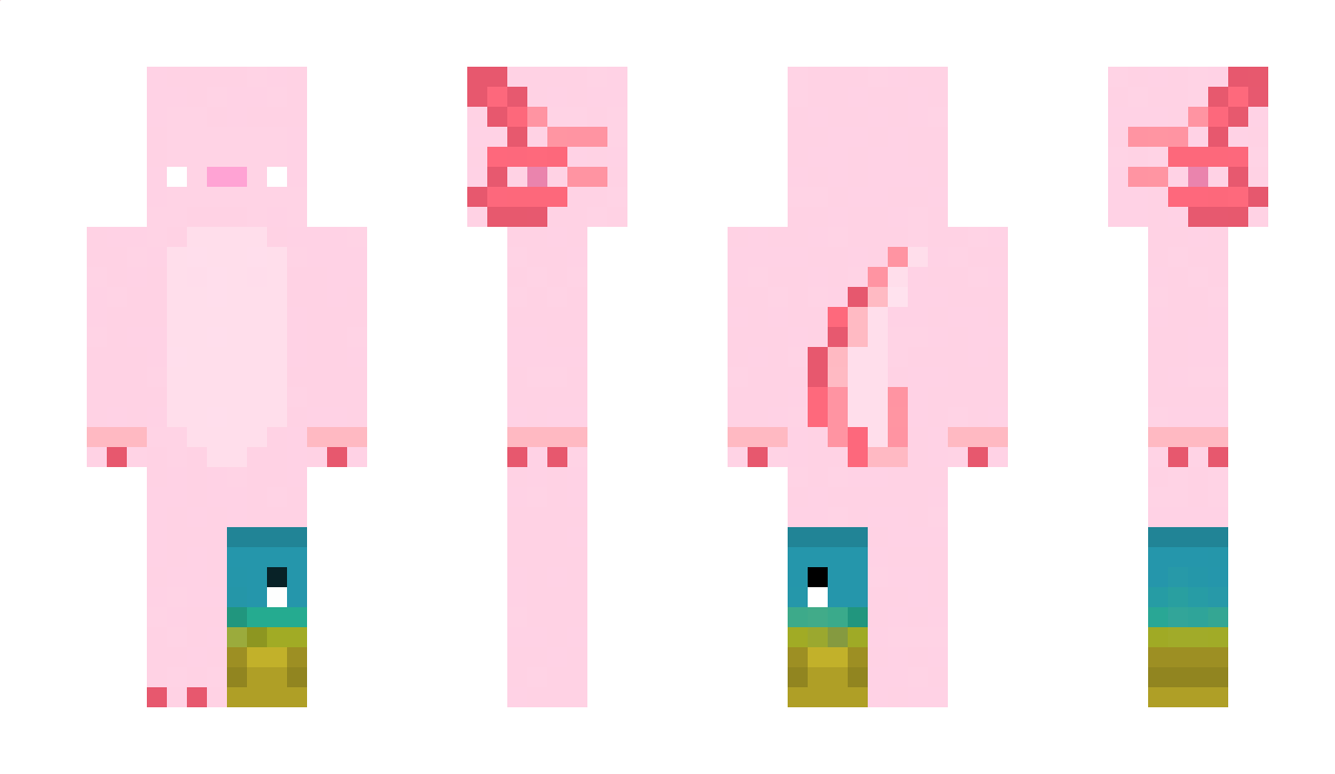 Axolotols Minecraft Skin