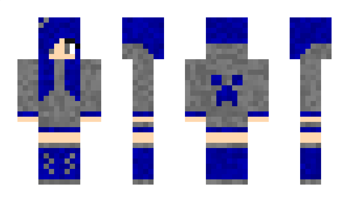 BlueLightning Minecraft Skin