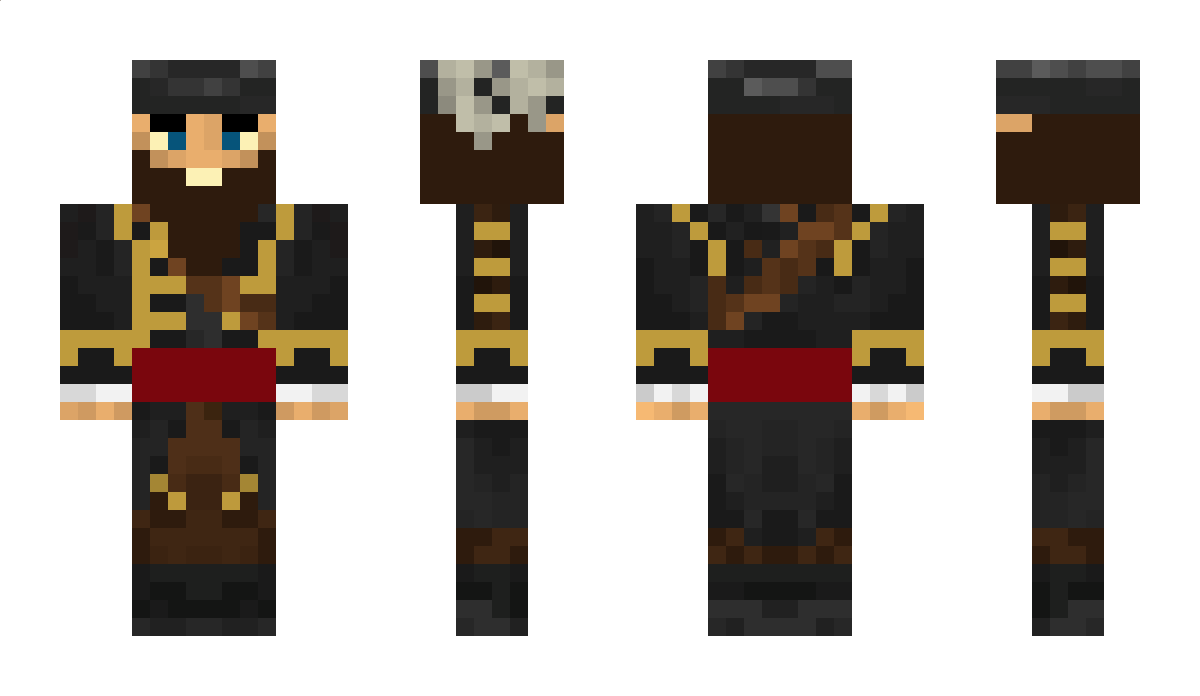 SaltyCapn Minecraft Skin