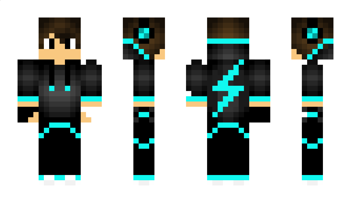 ElectricBlue Minecraft Skin