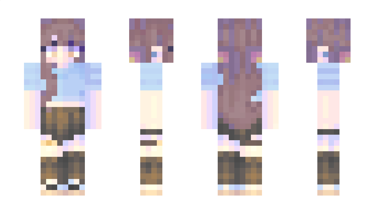 HijikiDoesntCare Minecraft Skin