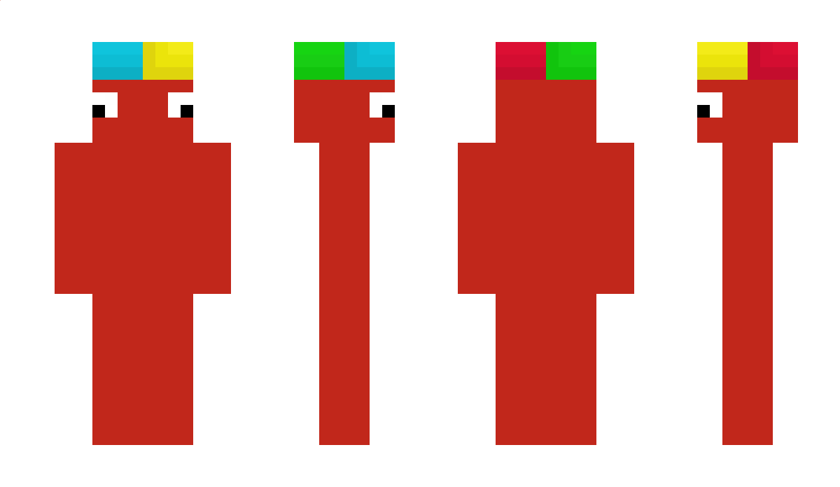 Tiskikoneeton Minecraft Skin