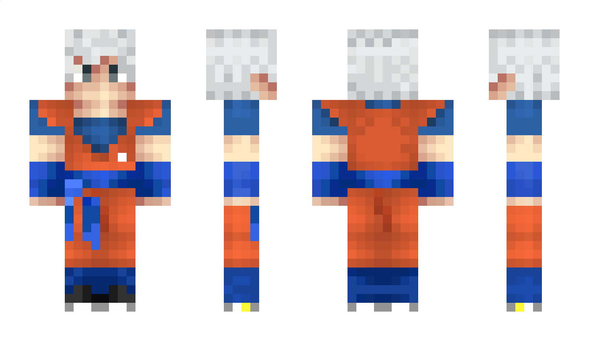 GokuMui Minecraft Skin