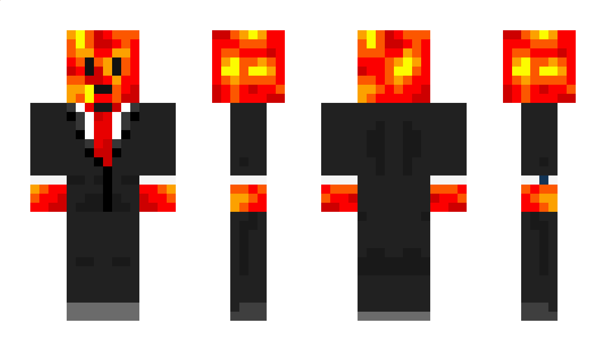 CoolRedFire Minecraft Skin