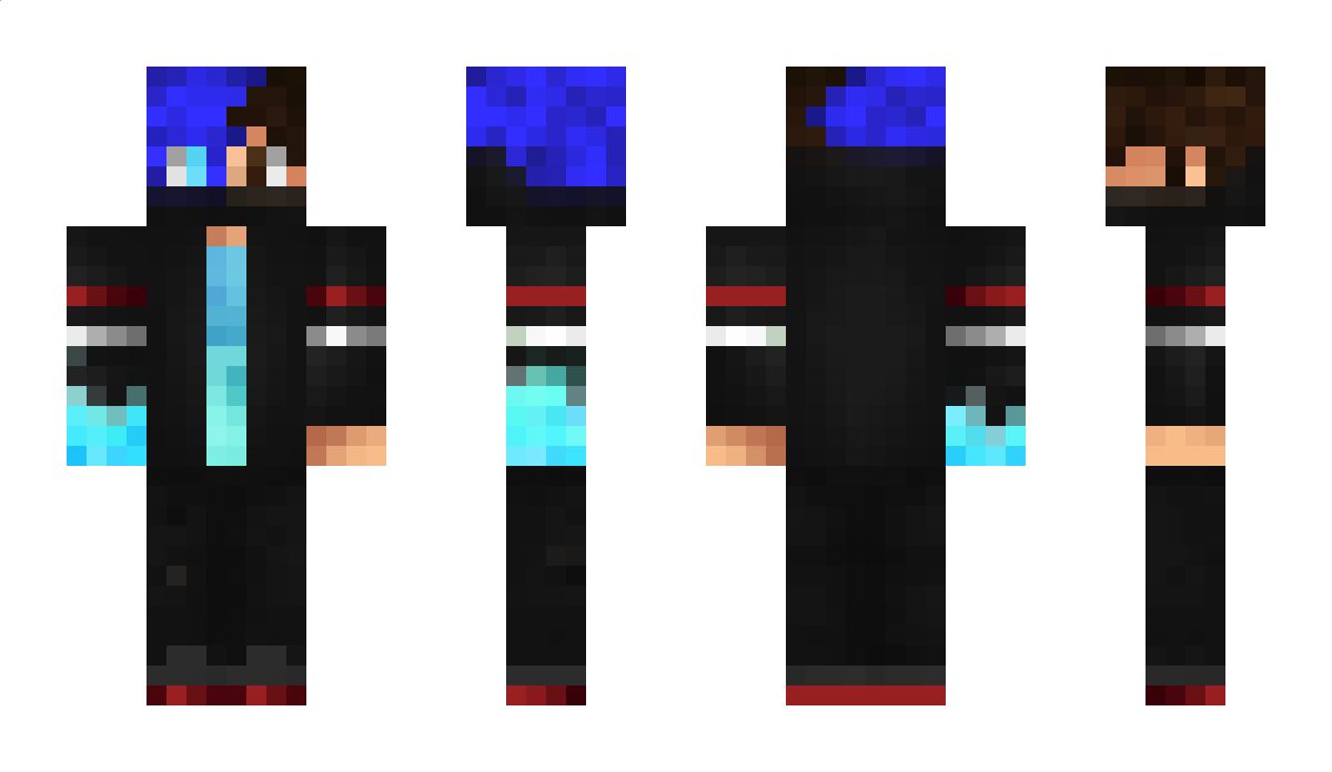 xiHotBlue Minecraft Skin