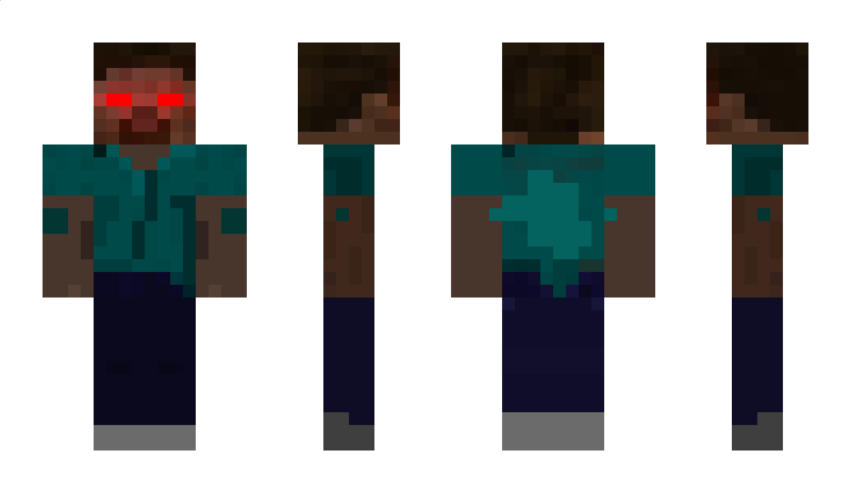 xXHerobrineXx Minecraft Skin