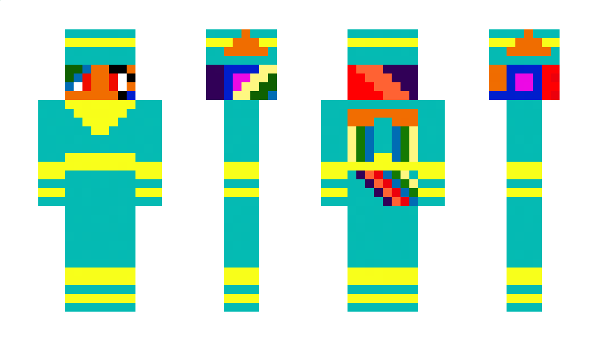 RainbowThunderIn Minecraft Skin