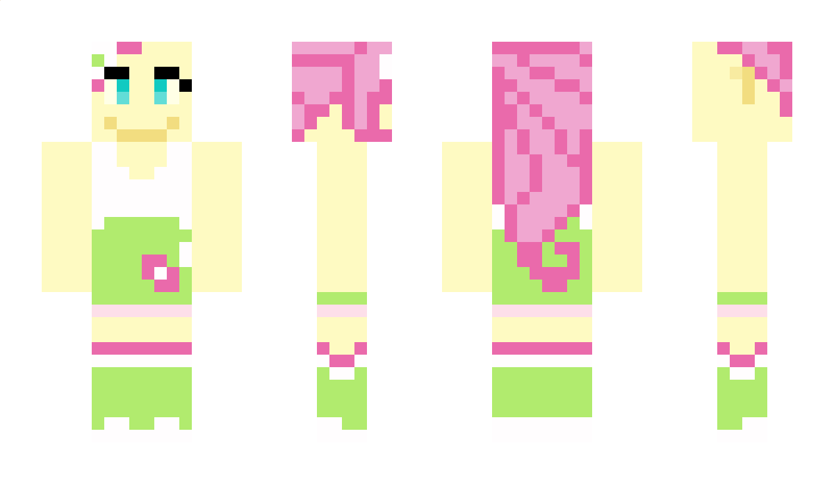 Fluttershy Minecraft Skin