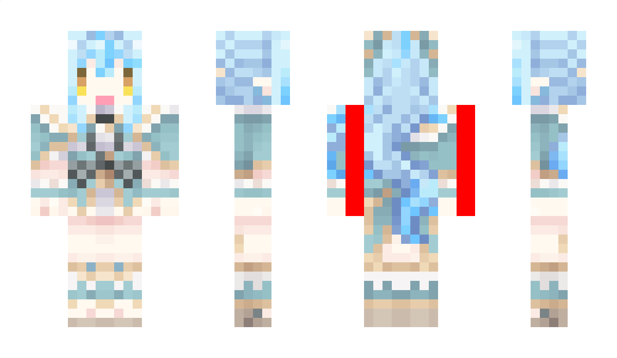 Yukihana_Lamy Minecraft Skin