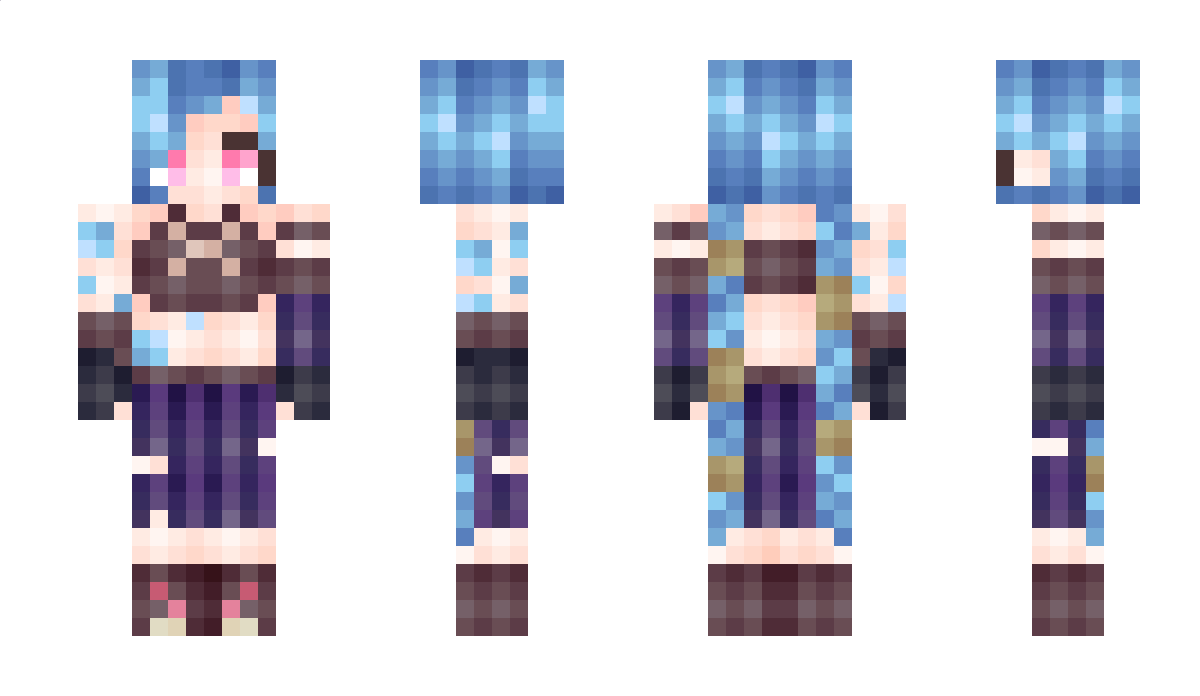 JinxArcane Minecraft Skin