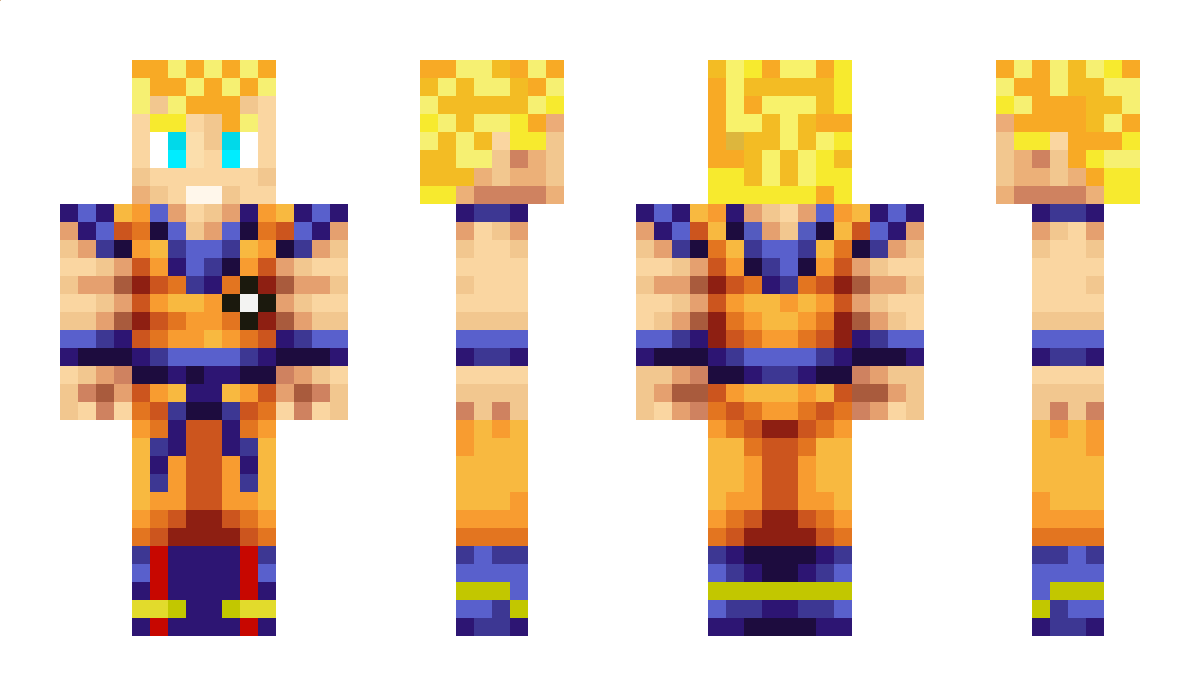 SuperGoku Minecraft Skin