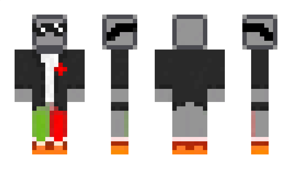 RainbowDroidMan Minecraft Skin