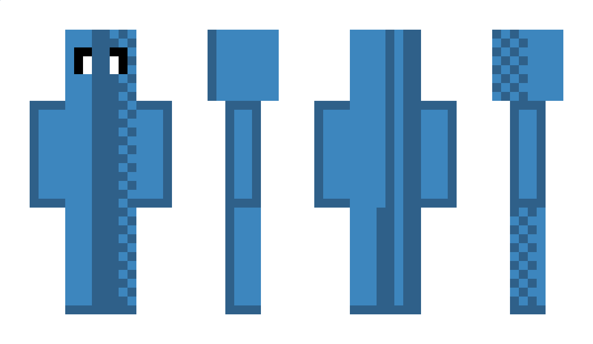 BluePipe Minecraft Skin