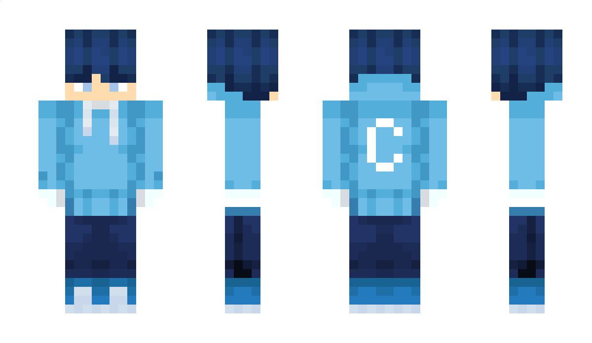 BluetinPlayz Minecraft Skin