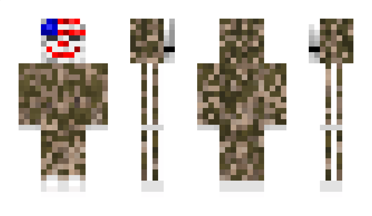 Zerlegt Minecraft Skin