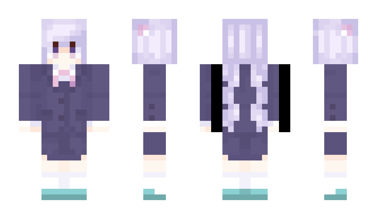 Suzukaze_Aoba Minecraft Skin