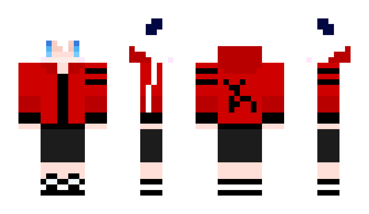 RedWhite_Shadow Minecraft Skin