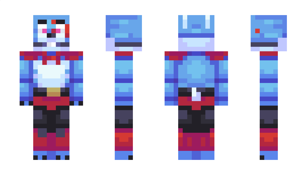 GlamrockBonnie Minecraft Skin