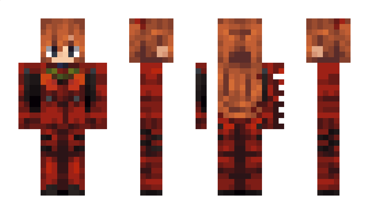 AsukaLangley Minecraft Skin