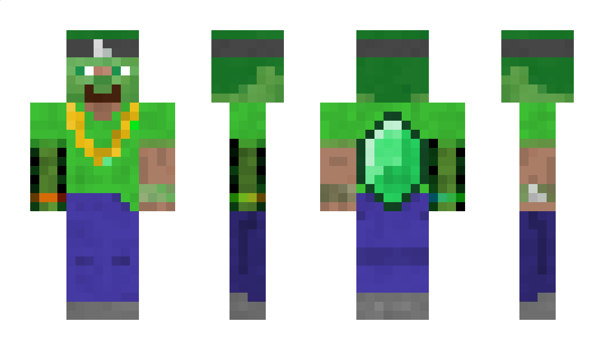 EmeraldComeBack Minecraft Skin