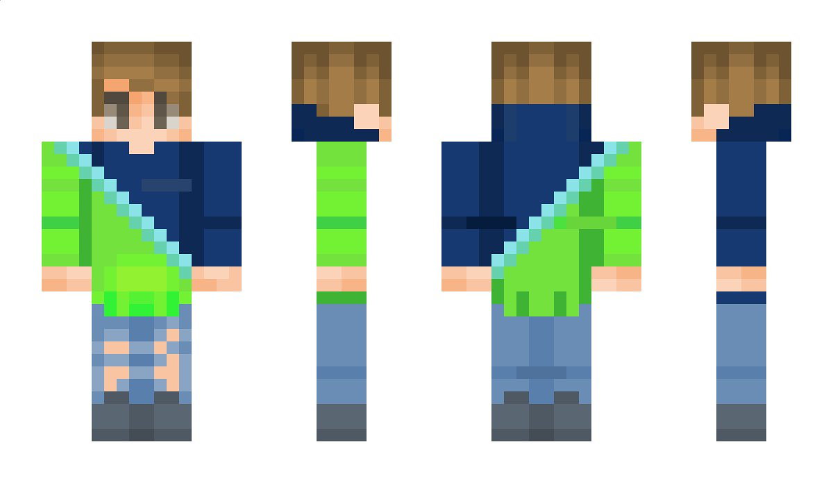 xAQUALASERx Minecraft Skin