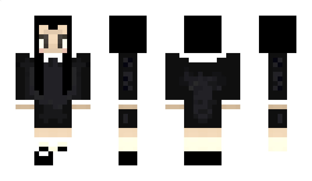 WednesdayAddams Minecraft Skin