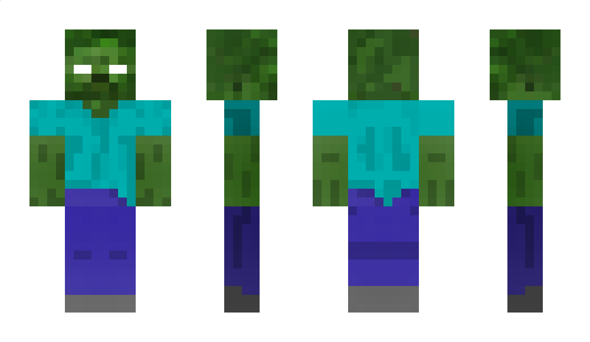 Zombiebrine Minecraft Skin