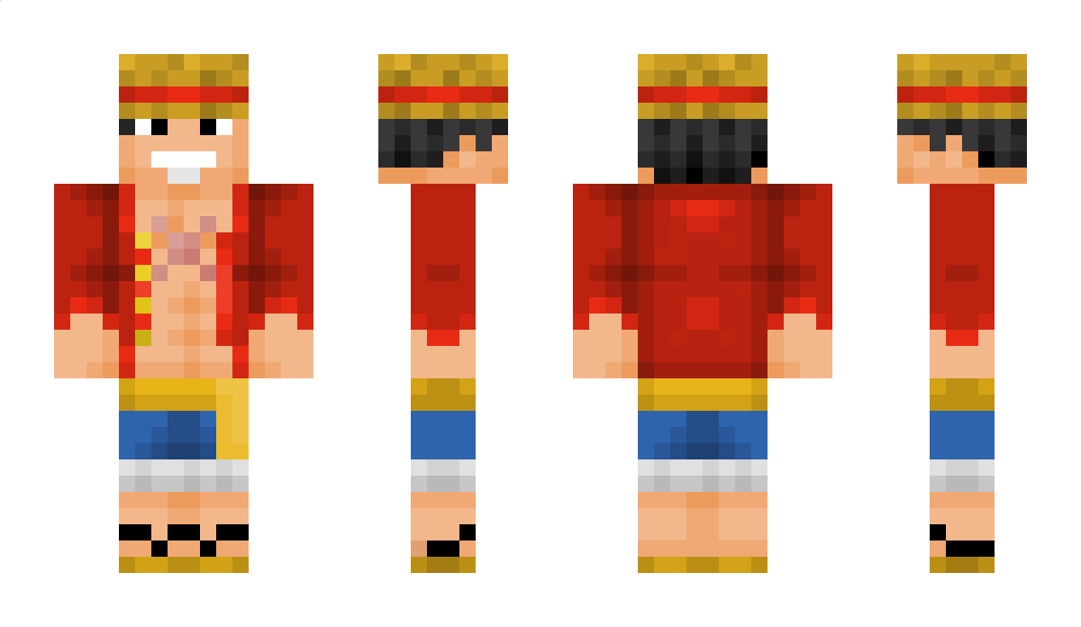 strawhat_luffy Minecraft Skin