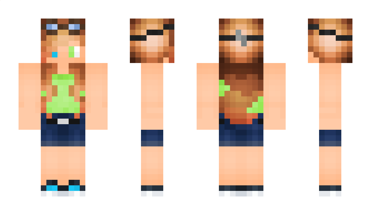 BrookePlayz Minecraft Skin