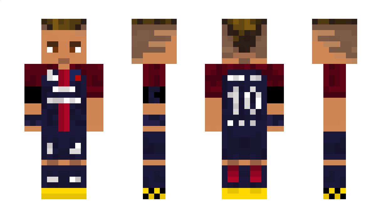 Neymar1 Minecraft Skin