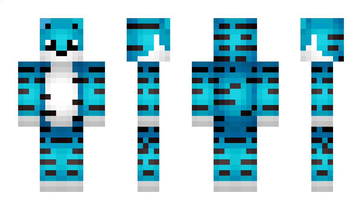 BlueTigerSkillz Minecraft Skin