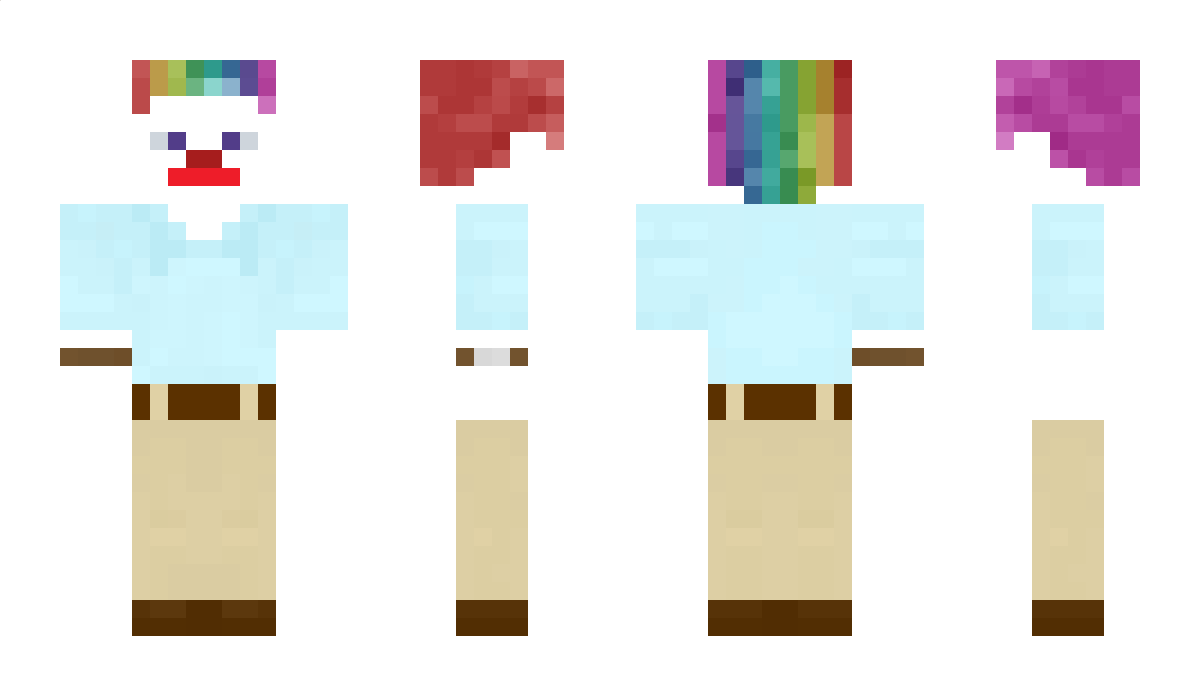 PastelTheClown Minecraft Skin