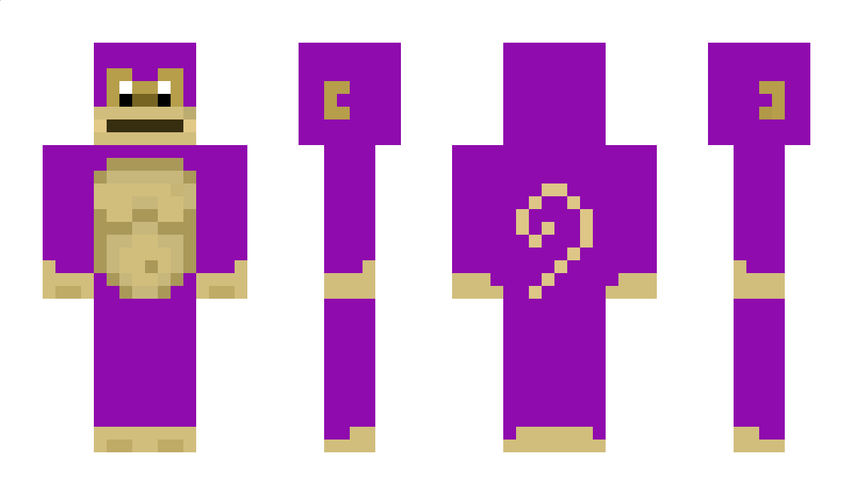 PurpleMonkey Minecraft Skin