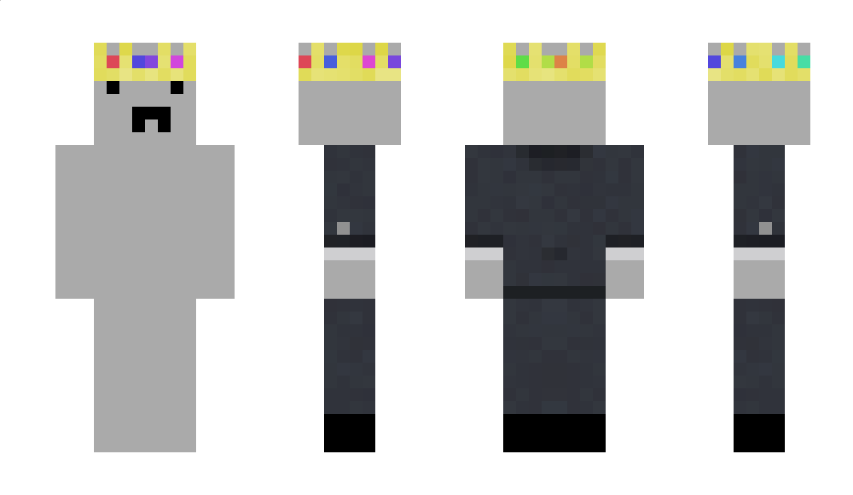 NaviGray Minecraft Skin