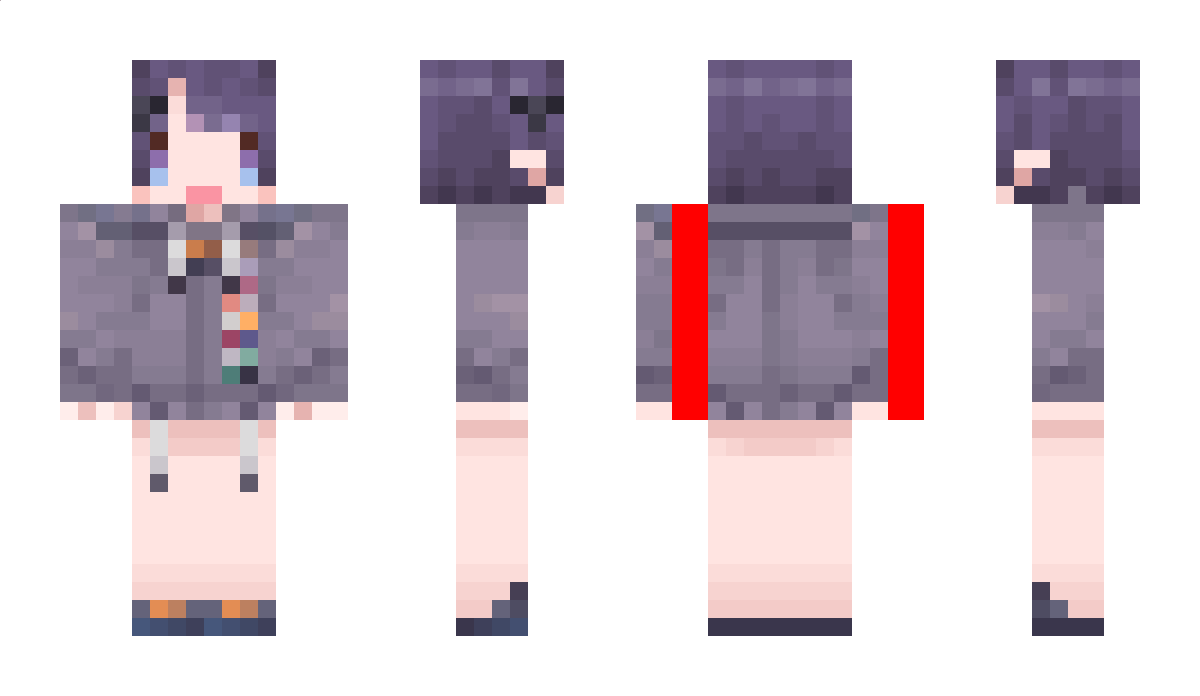 LIT_Violet Minecraft Skin