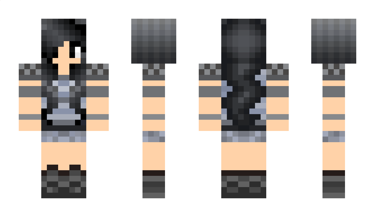 Nieuczesana Minecraft Skin