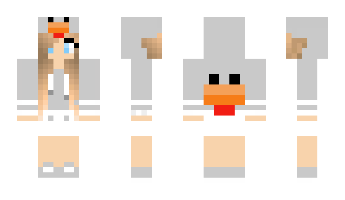 zwartwit Minecraft Skin