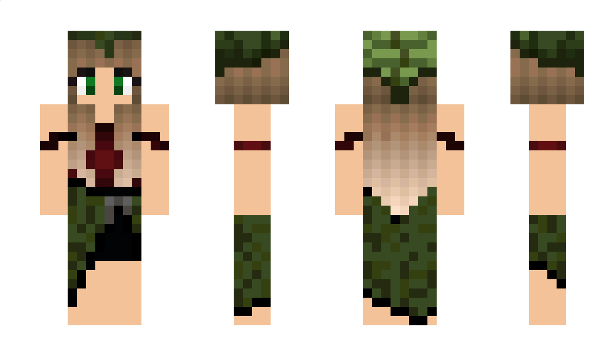 HiddenInDaLeaves Minecraft Skin