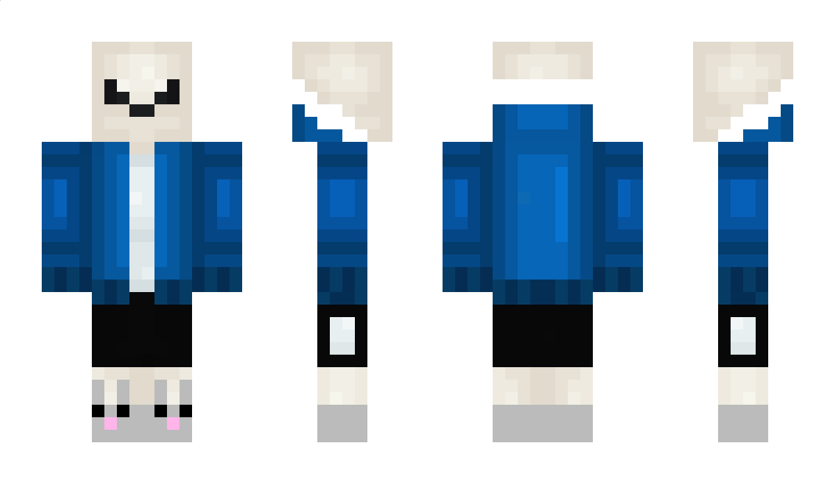 UndertaleSans Minecraft Skin