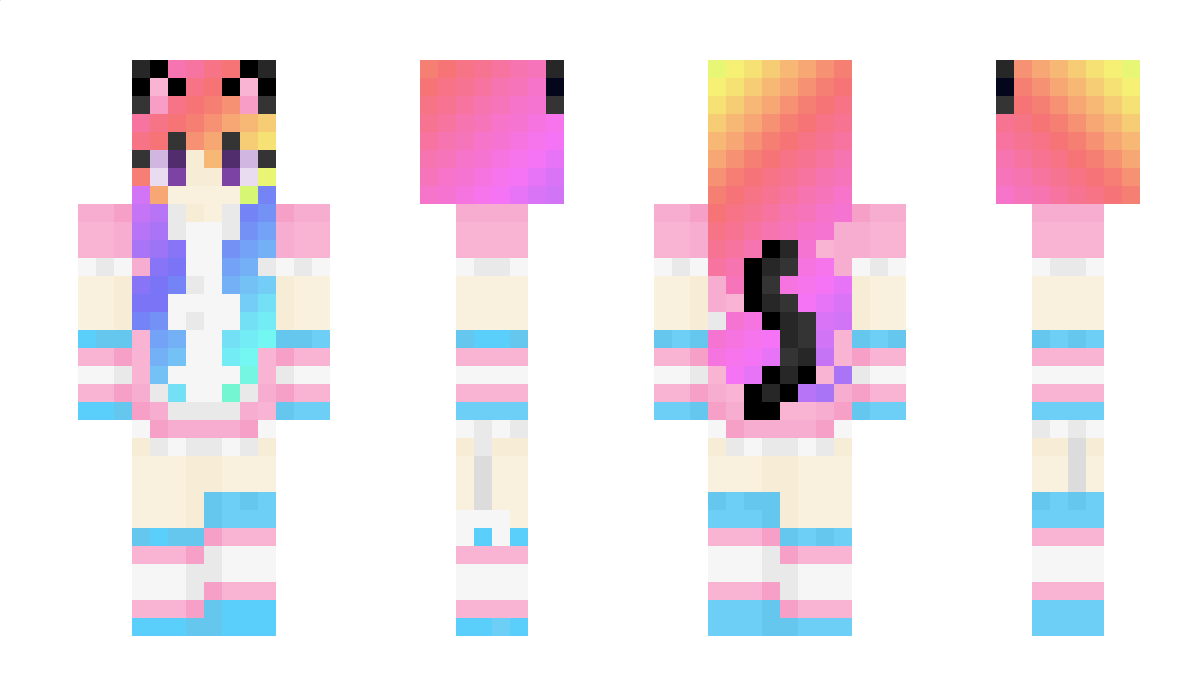 TransRight Minecraft Skin