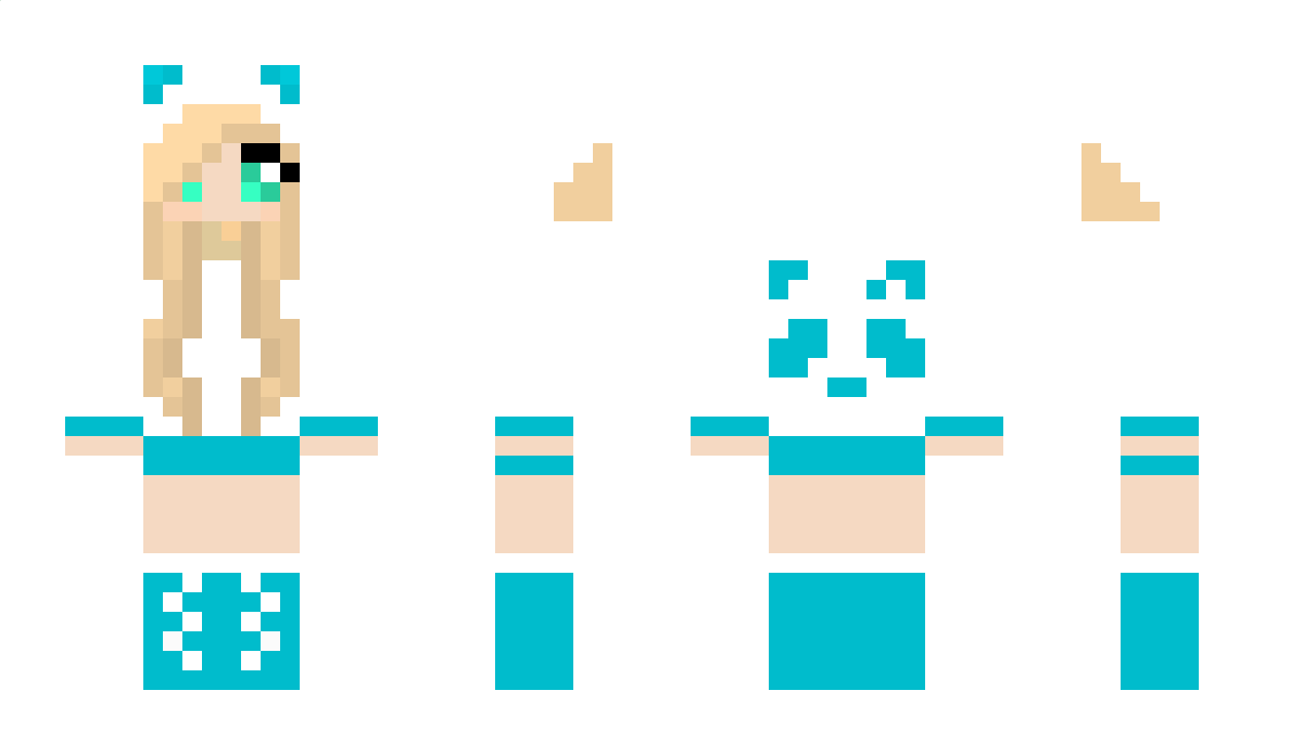 Blue_Girl Minecraft Skin