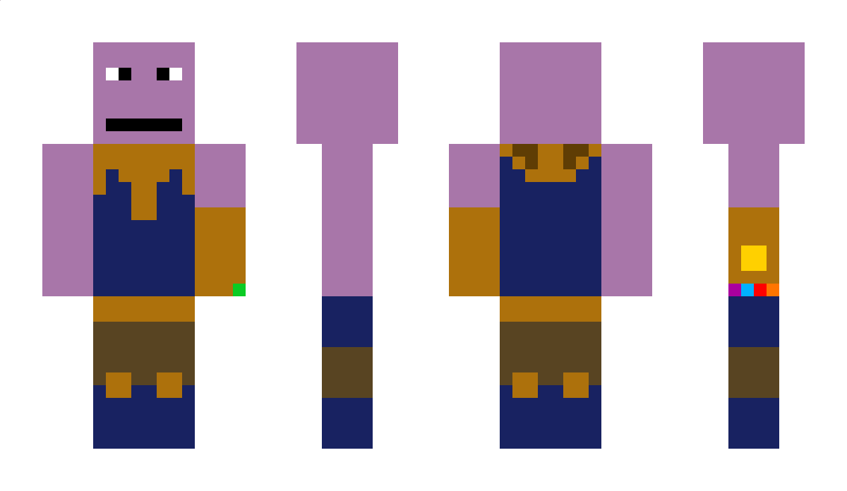 BlackThanos Minecraft Skin