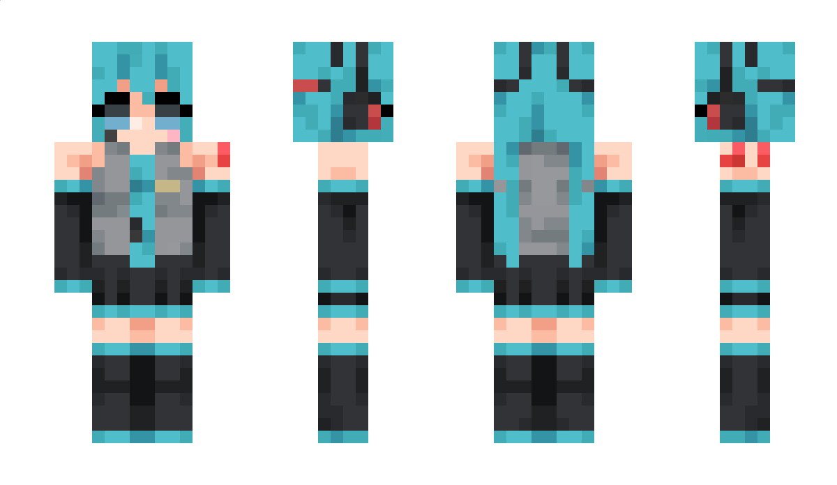 mikusmokingacig Minecraft Skin