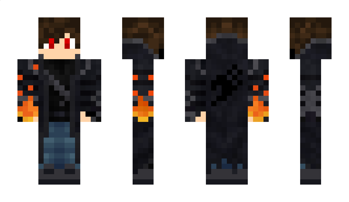 BloodyFlameWolf Minecraft Skin