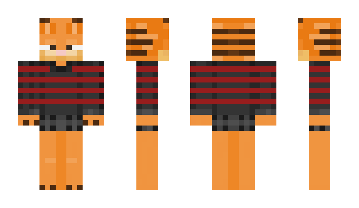 GarfieldInAHat Minecraft Skin