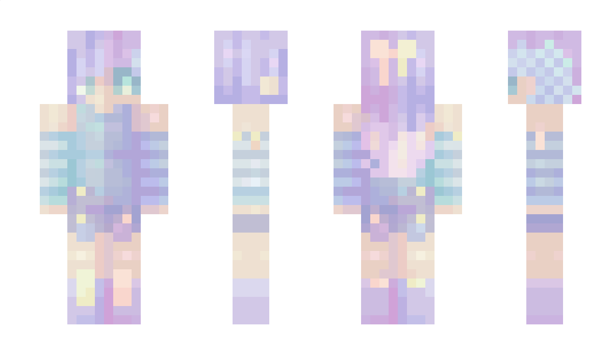 Aquared Minecraft Skin