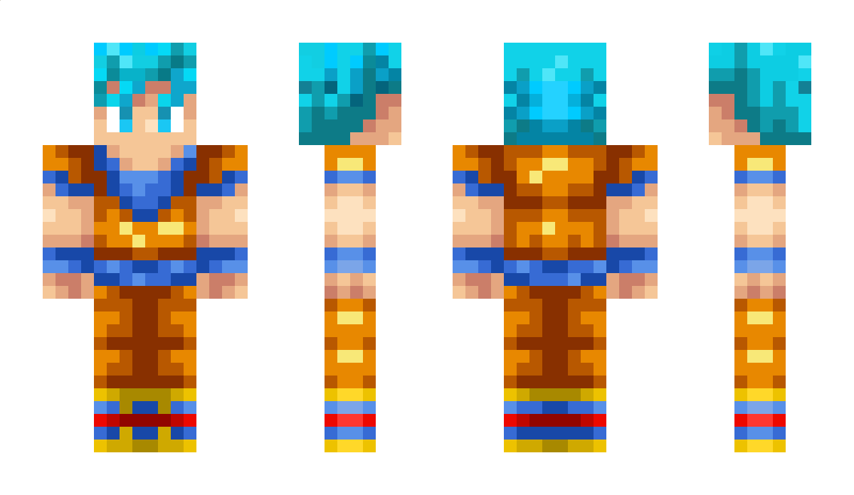 Saiyan Minecraft Skin