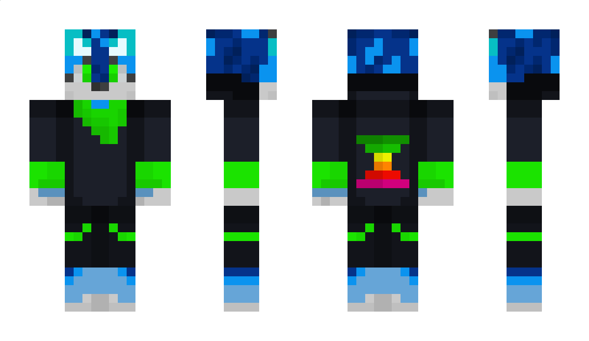 AquaLykos Minecraft Skin