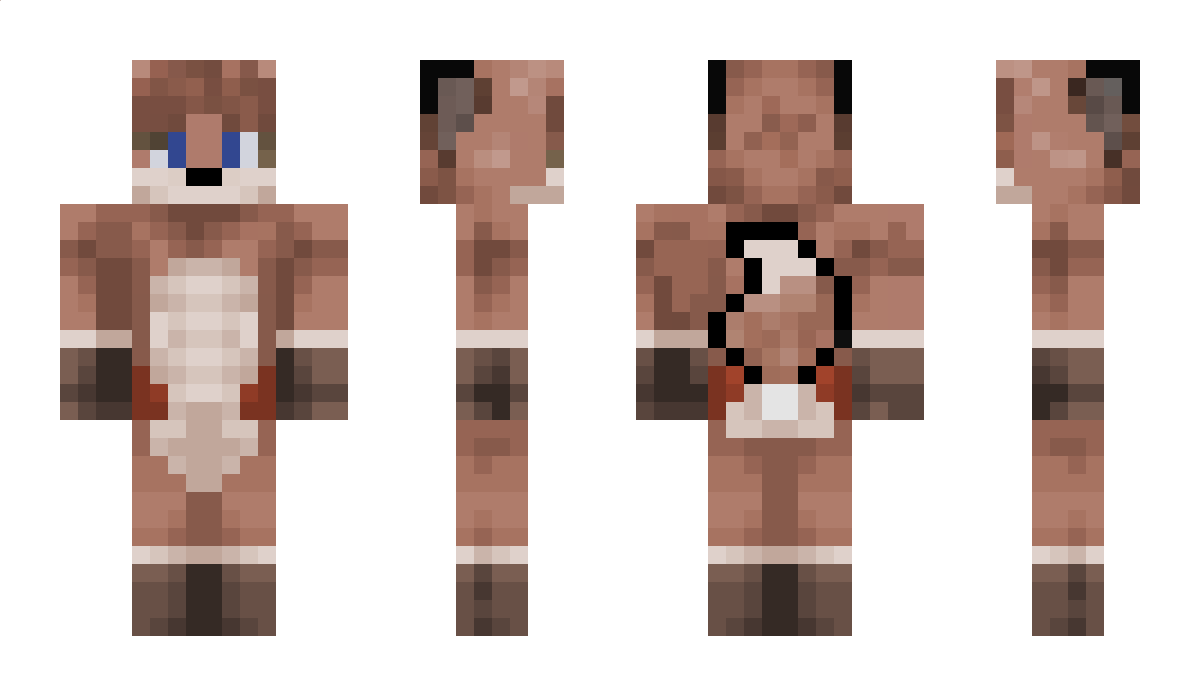 CourierTheCoyote Minecraft Skin